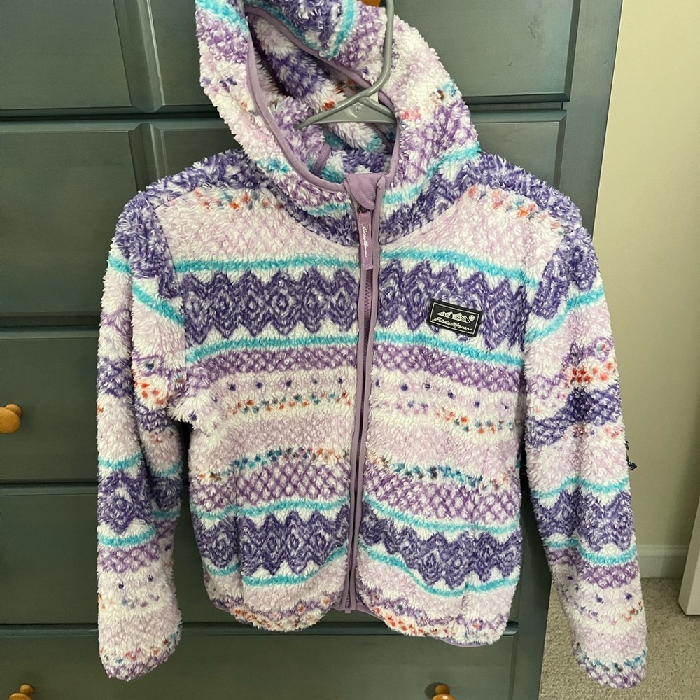 Eddie Bauer Multicolor Fleece Jacket